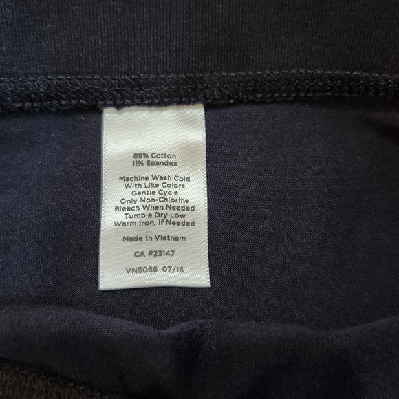 Talbots Size Large Navy Blue Leggings - Picture 8 of 8